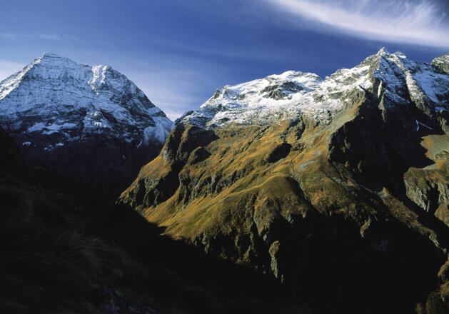Hochgolling &amp; Zwerfenberg, dazwischen die Gollingscharte