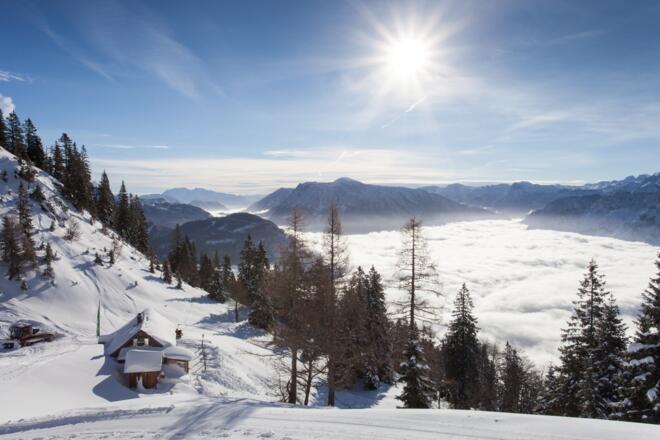 Winter auf der Katrin Alm