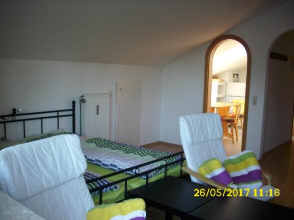 Wohn/Schlafbereich Ferienwohnung Eder