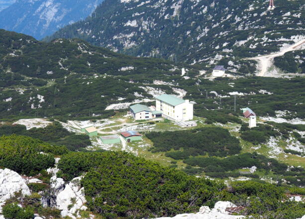 Tiefblick zum Oberfeld, ehem Kaserne