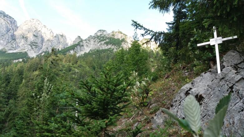 Edi Malin 2007 , im Hintergrund Hohe Köpfe.