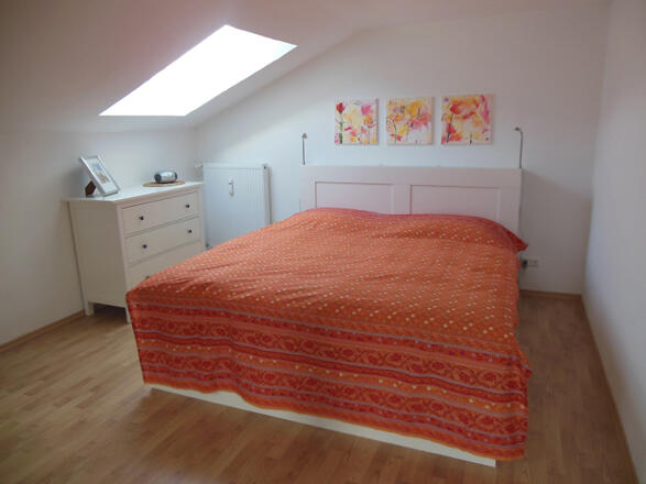 Schlafzimmer der Ferienwohnung