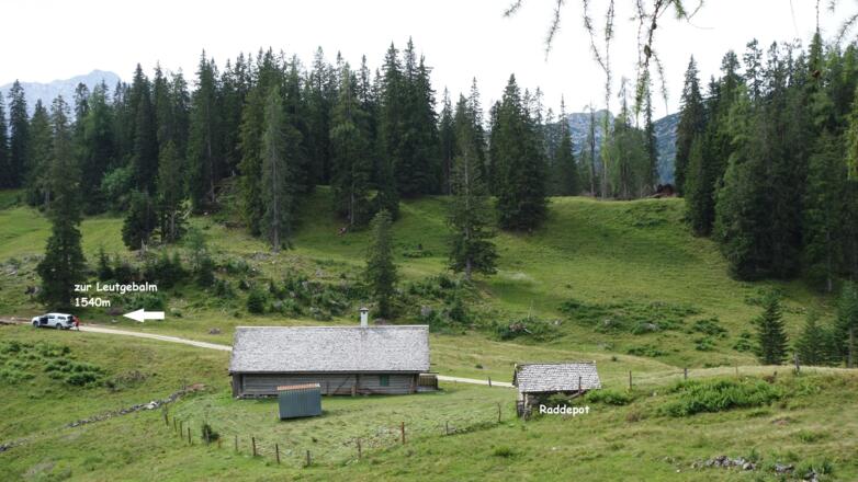 Anstieg zur Hohen Scheibe von ~1480m