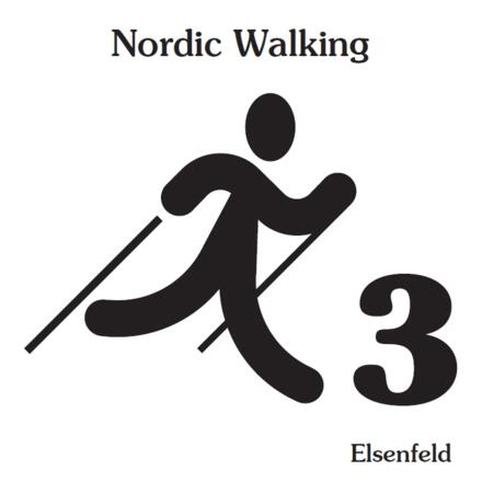 Wegmarkierung Nordic Walking Weg 3