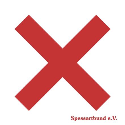 Wegmarkierung Rotes X