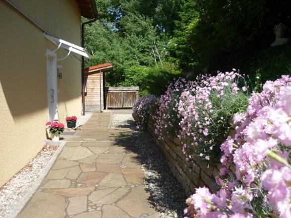 Hausansicht Eingangsbereich