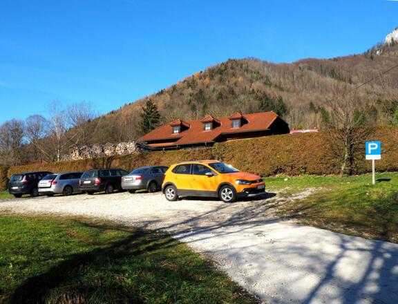 Hüttenparkplatz 465m