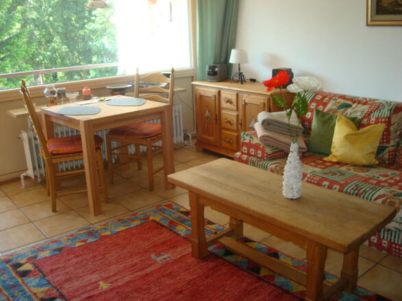 Wohnbereich Ferienwohnung Stettner