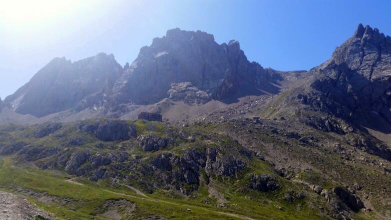 Schlussanstieg zur Hütte