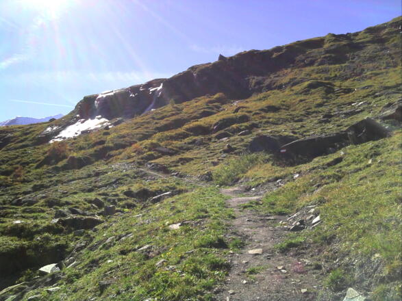 Abzweigung unten &#039;Neuer Weg&#039;