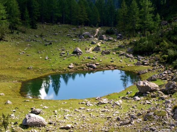 Brunnsteinersee von etwa 1600m gesehen