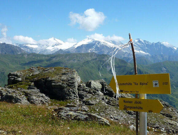 Naviser Jöchl gen Olperer und Friesenbergscharte