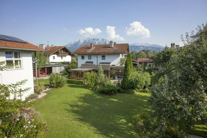 Garten und Aussicht nach Süden