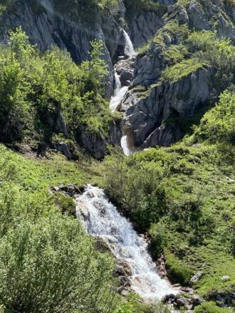 Wasserfall beim Widderstein