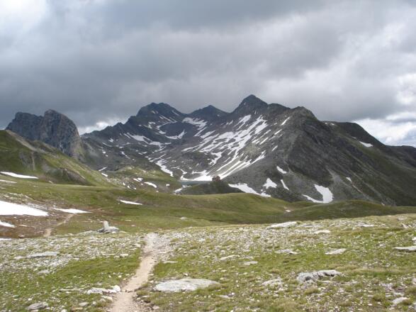 Rückblick zur Reichenberger Hütte