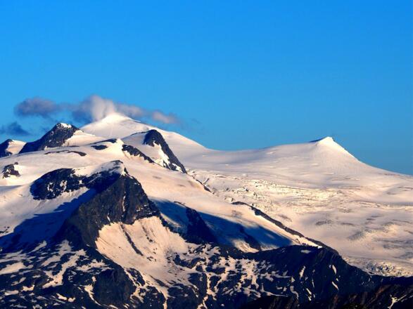 Großvenediger und Trabanten im Morgenlicht