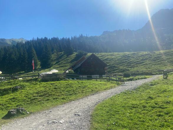 Oder 30 Minuten weiter oben in der Fluchtalpe