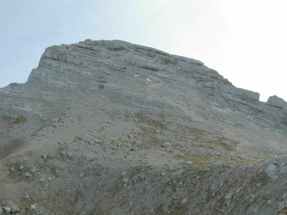 Am Plateau, Blick Richtung Gipfel