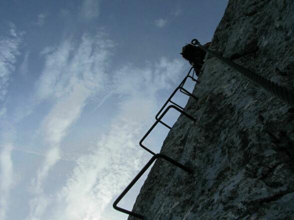 ... und steile Wände ...