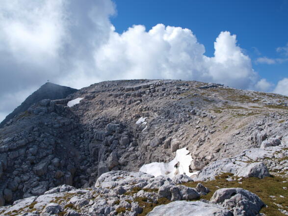Warscheneck vom Gipfel-Plateau um 2280m gesehen