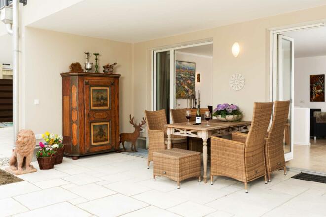 Terrasse Ferienwohnung Eglwies