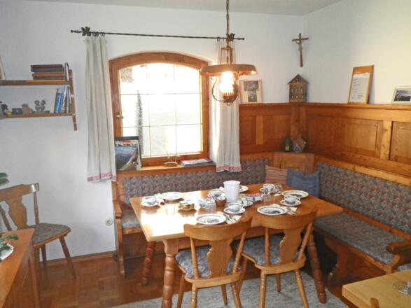 Frühstück in der Pension