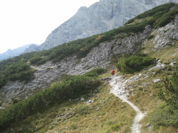 Aufstieg zur Klinserscharte