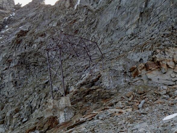 Molybdänbergwerk am Weg zur Alpeiner Scharte