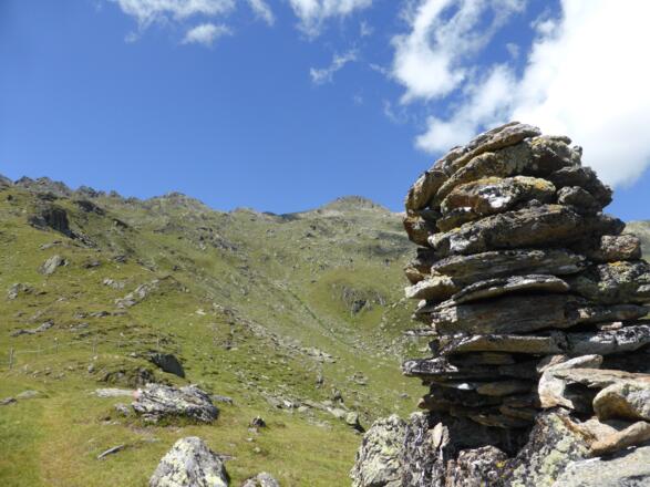 Blick zur zur Lampsenspitze