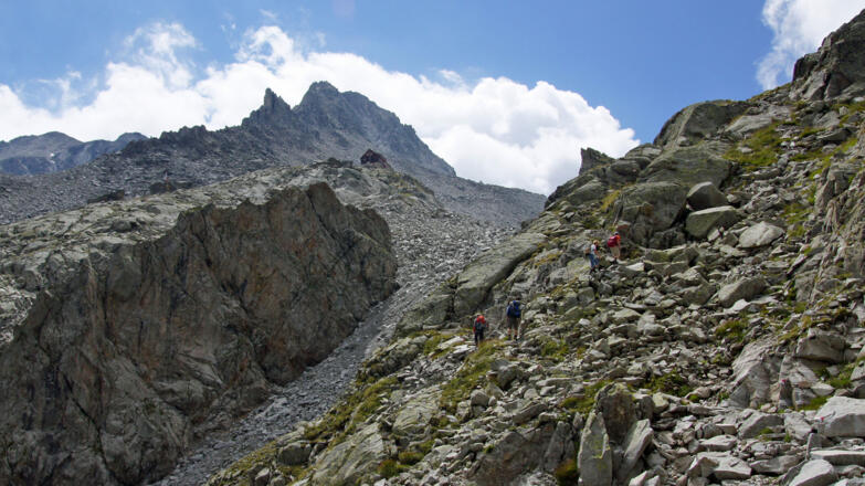 Unterhalb der zerstörten Alten Barmer Hütte