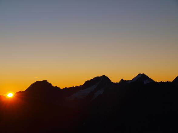 Sonnenaufgang beim Ramolhaus