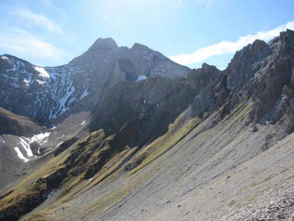Blick zurück Richtung Patrolscharte