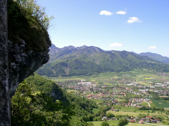 Michldorf von der Burg Altpernstein gesehen