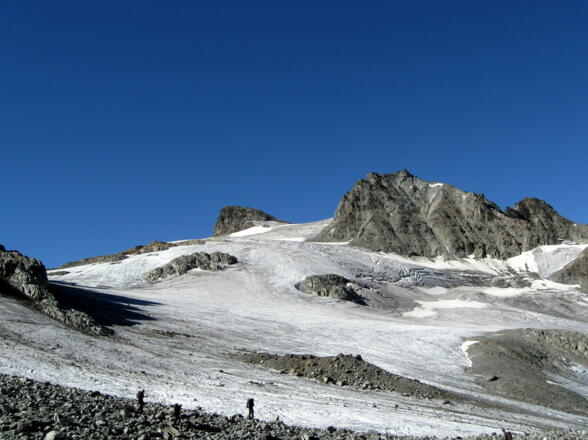 Die Hintere und Vordere Jamspitze vom Rußkopf aufgenommen.