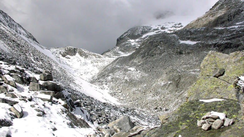 Blick nach Süden Richtung Riepenscharte