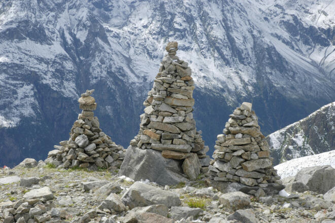 Spielplatz auf der Gletschermoräne