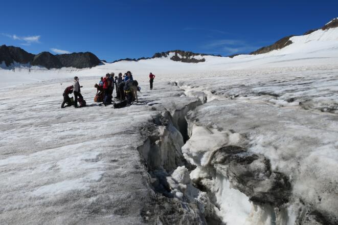 Der Taufkarkogel rechts der Gruppe.