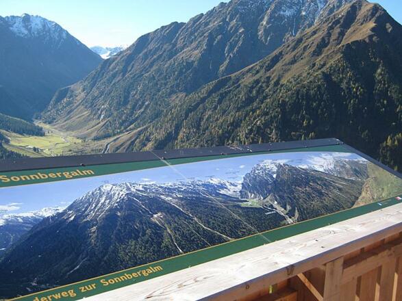 Die Aussicht ins Gleirschtal