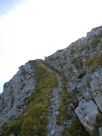 Steig Richtung Westgrat