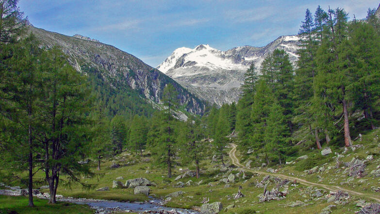 Hochgall (li.) und Patscherschneid grüßen