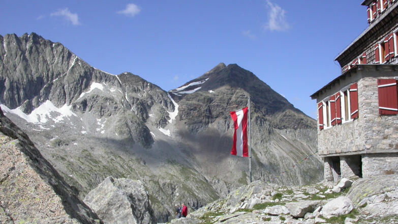 Barmer Hütte mit Roßhorn