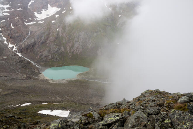 Gipfelblick auf den Simonysee