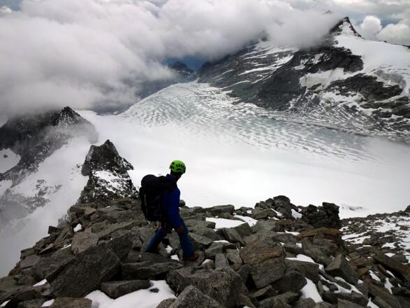 Abstieg über den Südgrat
