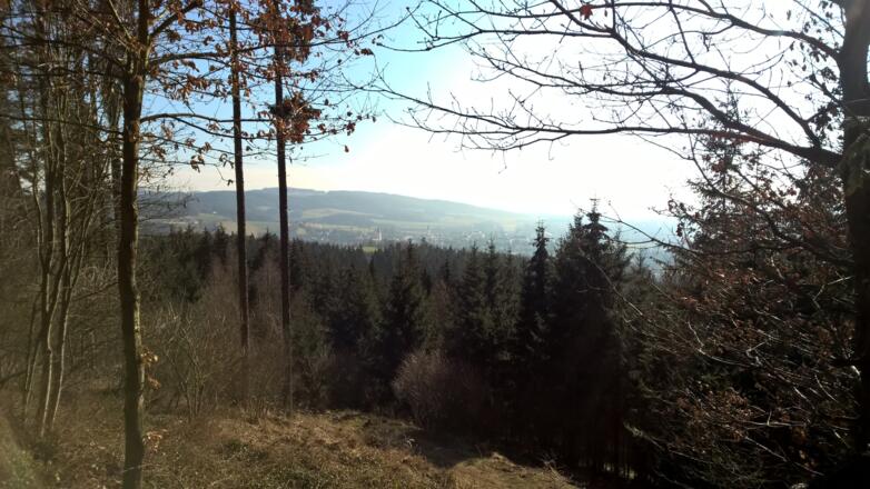 Ausblicksplatz zwischen St. Peter und Waldandacht