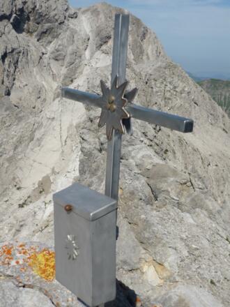 Gipfelkreuz der Plattenspitze