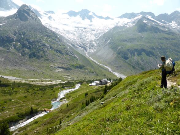 Berliner Hütte in Sicht