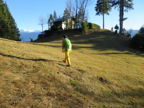 Das Jagdhaus Klammegg, der höchste Punkt unserer Rundtour. 