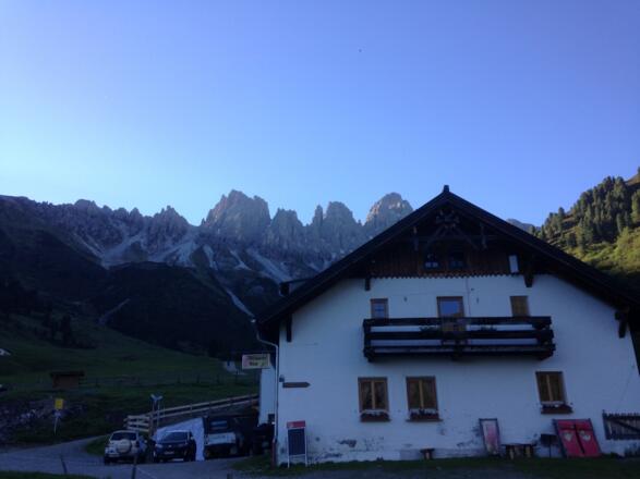 Die Kalkkögel von der Kemater Alm gesehen