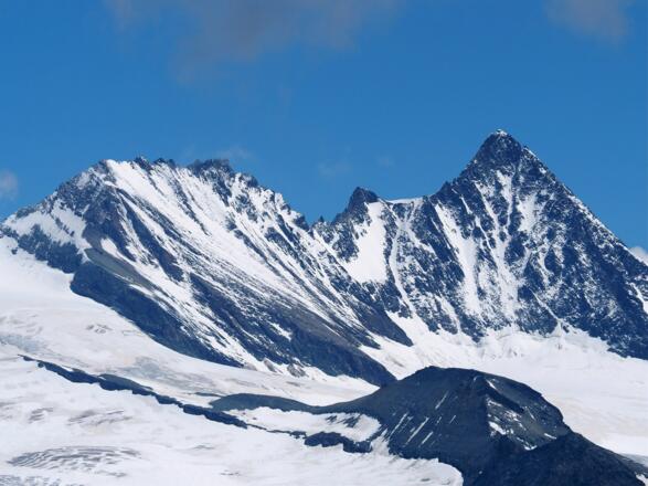 Glocknerwand + Großglockner vom Wellachkopf Süd