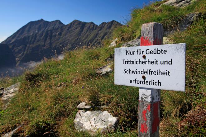 Ende der Komfortzone: Der Scharnock-Gipfelanstieg verlangt Bergerfahrung, Trittsicherheit und Schwindelfreiheit